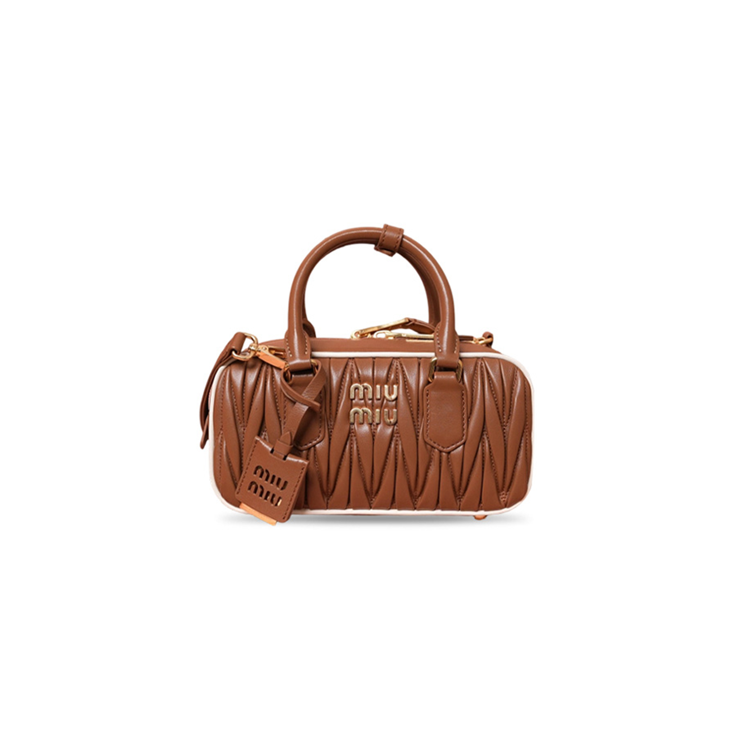 MIU MIU ARCADIE MATELASSÉ NAPPA LEATHER BAG 5BB142 (22*10.5*7.5cm)